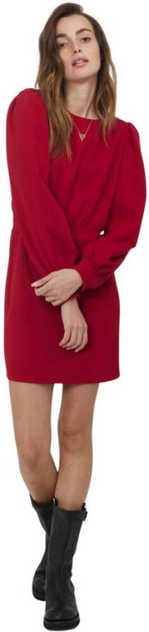 Silvian Heach Korte jurk met ballonmouwen Rood Dames