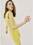 Silvian Heach Korte jurk met trekkoord Yellow Dames - Thumbnail 2