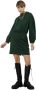 Silvian Heach Korte jurk met benadrukte taille Groen Dames - Thumbnail 6