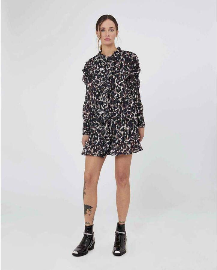 Silvian Heach Short dress with print Bruin Dames