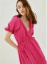 Silvian Heach Korte jurk met wielrok Roze Dames - Thumbnail 6