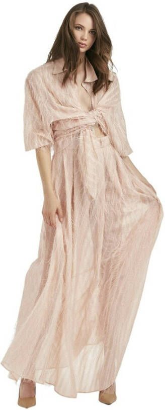 Silvian Heach Rok met verenkleed Roze Dames