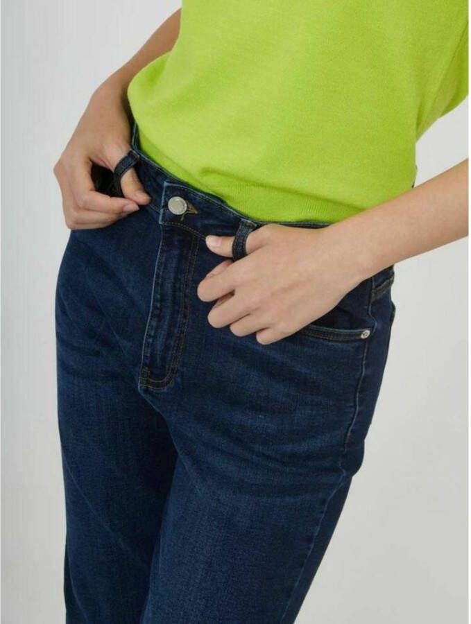Silvian Heach Rechte jeans Blauw Dames