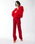 Silvian Heach Broek met hoge taille en rechte pijpen Rood Dames - Thumbnail 2