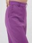 Silvian Heach Paarse Lange Broek Damesbroek Purple Dames - Thumbnail 8