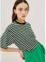 Silvian Heach T-shirt met grote mouwen Groen Dames - Thumbnail 2