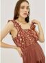 Silvian Heach Top met elastische beugels Bruin Dames - Thumbnail 2