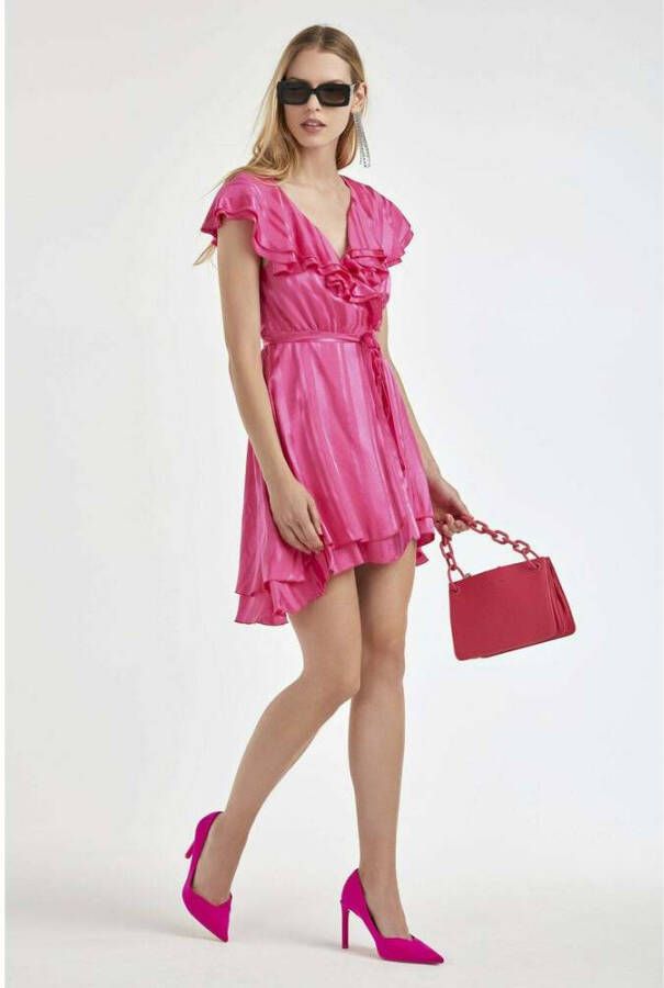 Silvian Heach Portemonnee jurk met rouches Roze Dames