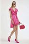 Silvian Heach Portemonnee jurk met rouches Roze Dames - Thumbnail 2