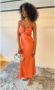 Simkhai Maxi Dresses Oranje Dames - Thumbnail 2