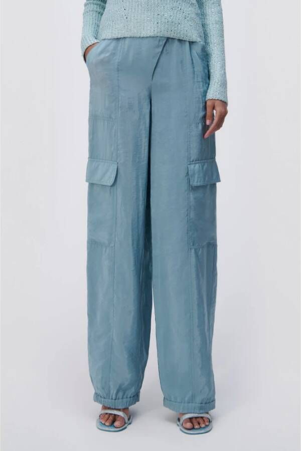 Simkhai Wide Trousers Blauw Dames