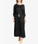 Simona Corsellini Maxi Dresses Zwart Dames - Thumbnail 2