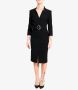 Simona Corsellini Midi -jurken Zwart Dames - Thumbnail 2