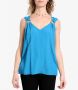 Simona Corsellini Sleeveless Tops Blauw Dames - Thumbnail 2