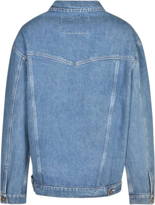 Simonetta Ravizza Denim Jackets Blauw Dames