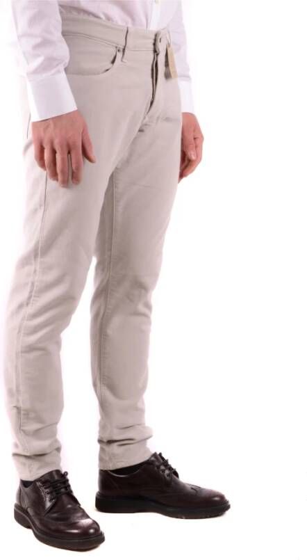 Siviglia Slim-fit Jeans Upgrade Stijlvol Tijdloos Ontwerp Beige Heren