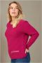 Skovhuus Stijlvolle Pullover Roze Dames - Thumbnail 2