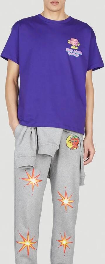 SKY High Farm T-Shirts Paars Heren