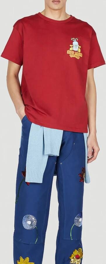 SKY High Farm T-Shirts Rood Heren