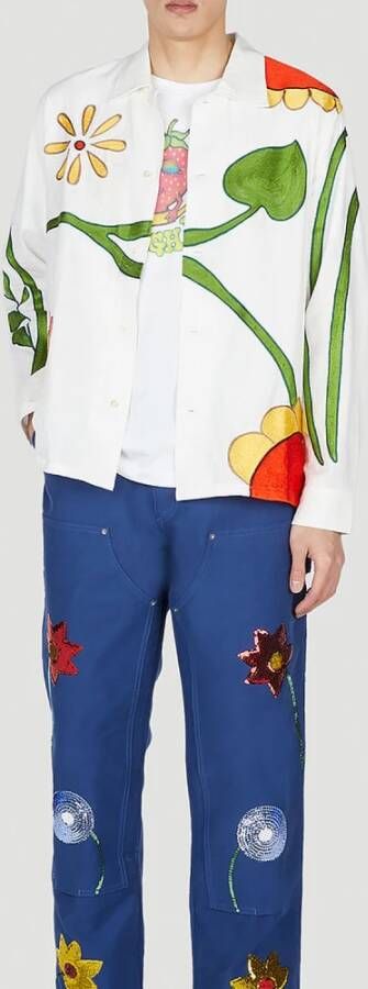 SKY High Farm Trousers Blauw Heren