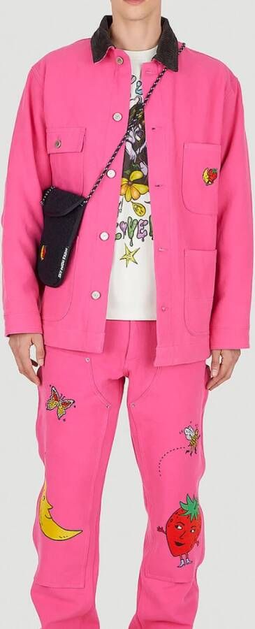 SKY High Farm Trousers Roze Heren