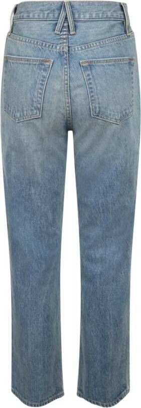 Slvrlake Straight Jeans Blauw Dames