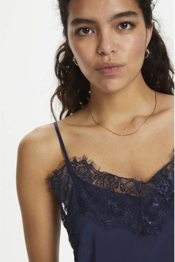 Soaked in Luxury Clara Singlet Blauw Dames