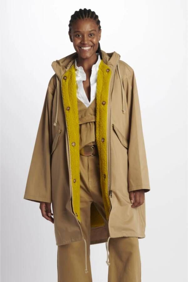 Sofie D'hoore Parkas Beige Dames