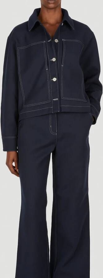 Soulland Trousers Blauw Dames