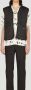 Soulland Regular Cut Suiting Broek met Elastische Tailleband Black Unisex - Thumbnail 2