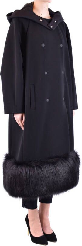 SPORTMAX Jas Zwart Dames