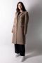 SPORTMAX Double-Breasted Coats Beige Dames - Thumbnail 2