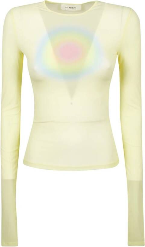 SPORTMAX Long Sleeve Tops Geel Dames