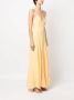 SPORTMAX Gele Viscose Slip Jurk Yellow Dames - Thumbnail 2