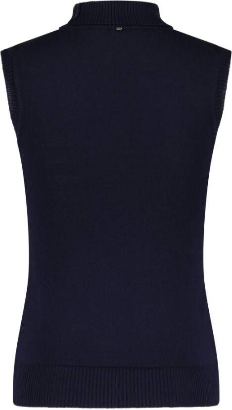 SPORTMAX Sleeveless Tops Blauw Dames