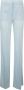 Max Mara Blauwe Viscosebroek Gekreukeld Effect Blue Dames - Thumbnail 2