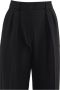 SPORTMAX Zwarte Katoenen Elastan Broek Zwart Dames - Thumbnail 2