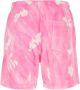 Sporty & Rich Roze katoenen bermuda shorts Sporty Rich collectie Pink Heren - Thumbnail 2
