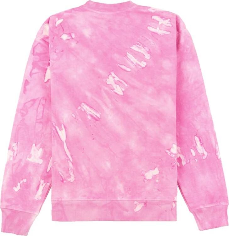 Sporty & Rich Gezellige Pink Taffy Tie Dye Sweatshirt Roze Dames