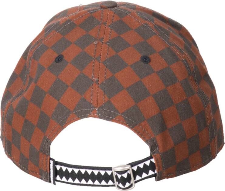 Sprayground Bruine Geruite Pet Bruin Heren