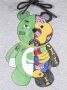Sprayground Anatomy Bear Grijze Hoodie Grijs Heren - Thumbnail 2
