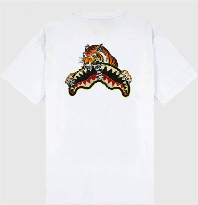 Sprayground T-shirt Wit Heren