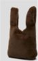 Stand Studio Moderne dames imitatiebont tote tas Brown Dames - Thumbnail 2