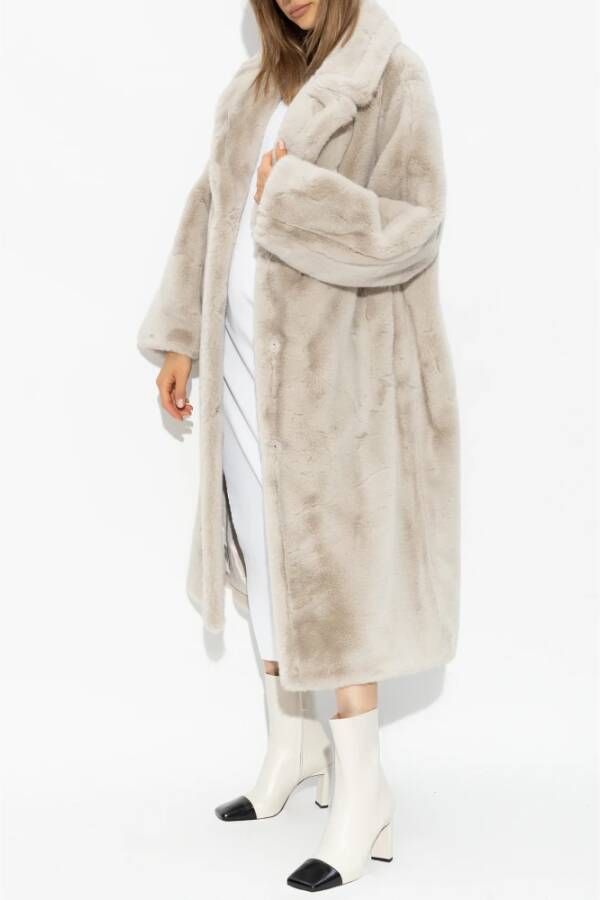Stand Studio Maria fax bontjas Beige Dames