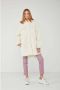 Stand Studio Eco Teddy Oversize Jas Sabi White Dames - Thumbnail 2