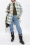 Stand Studio Groene Casual Wol Polyester Jas Green Dames - Thumbnail 2