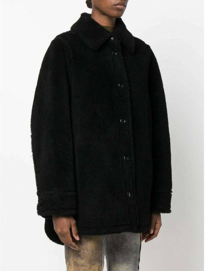 Stand Studio Single-Breasted Coats Zwart Dames