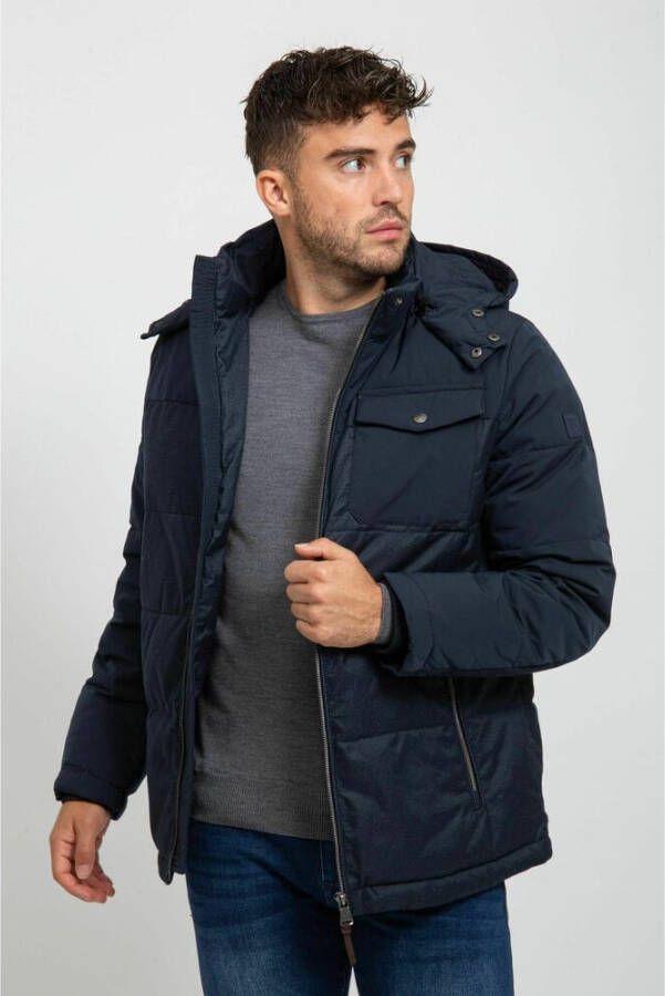 State of Art Down Jackets Blauw Heren