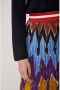 Stella Jean Geplooide midi-rok met abstracte print Multicolor Dames - Thumbnail 3