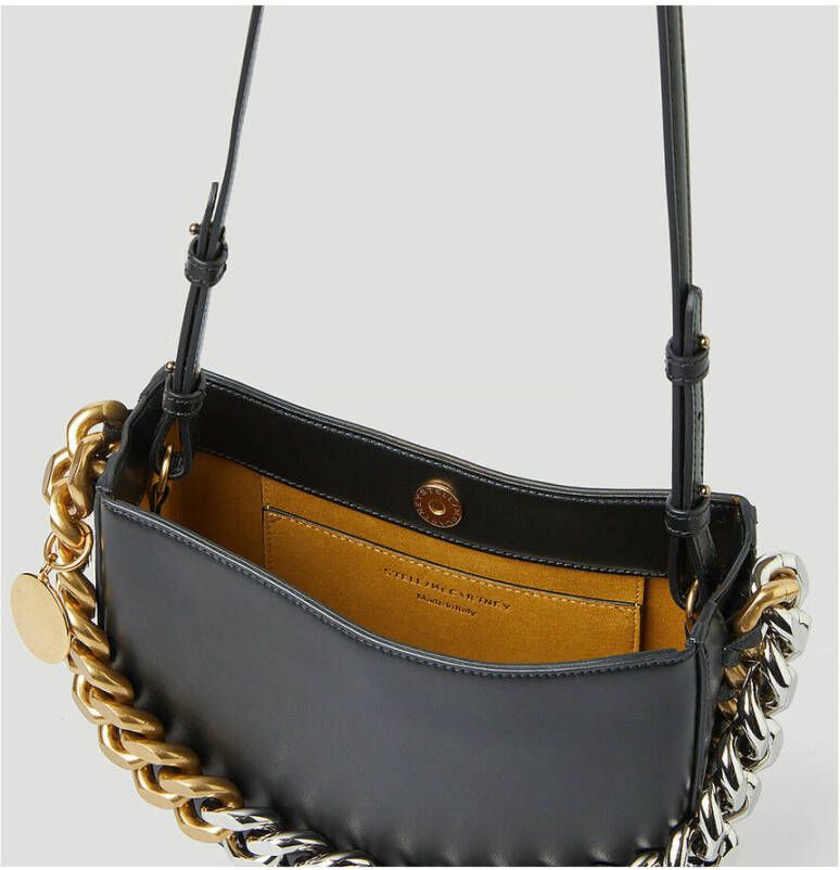 Stella Mccartney Chain Shoulder Bag Zwart Dames